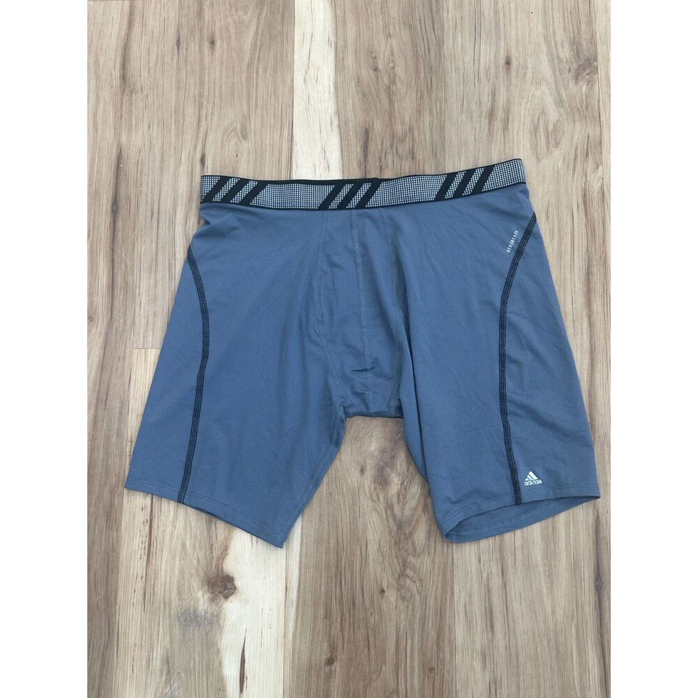 NWOT Adidas Sport Performance Mesh Boxer Briefs Gray Size Large